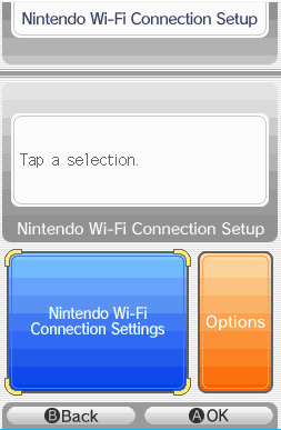 Nintendo Wi-Fi Connection Setup screen